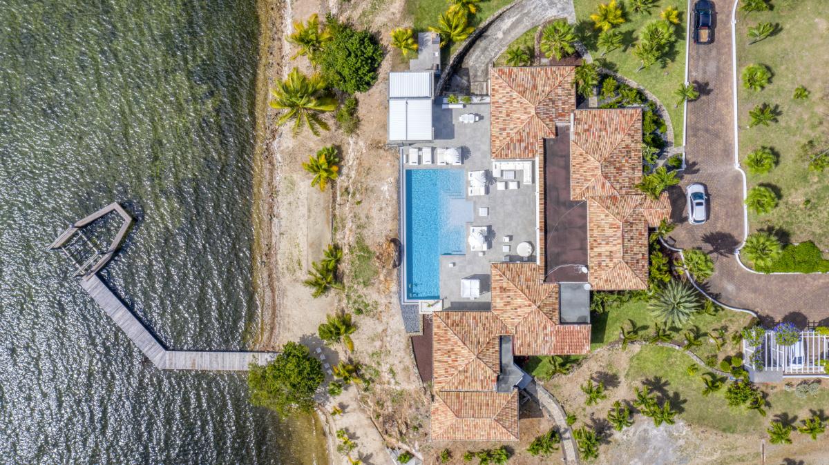 36 Location villa Mirabelle 5 chambres 10 personnes piscine vue mer terres basses saint martin